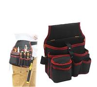 Boîte à outils, Sac de rangement for outils, pochette, ceinture, trousse à, perceuse, clé, tournevis, sacs, organisateur(Brown)