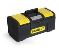 Stanley 1-79-218 Boîte à outils 60 cm Ouverture 1 main - système touchlab - structure robuste - large capacité de rangement - porte outils amovible - poignée antidérapante Multicolore