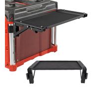 Boîte à outils Table pliante adaptée à l'emballage plateau à outils puissant côté stockage sûr établi boîte à outils plateau à outils adapté pour l'emballage