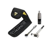 Topeak Multi-outils Ratchet Rocket Lite NTX+ - 19 fonctions - Argent/Chrome
