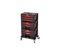 Boîte à outils - TRESICE FRANCE - QBRICK PRO - Modulaire - Résistant à l'eau - 12 Compartiments