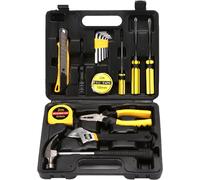 Boîte à outils utilitaire, boîte à outils, boîte à outils multifonctionnelle, set d'outils d'entretien ménager, coupe-papier, tournevis, règle à ruban adhésif