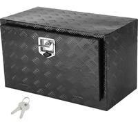 VEVOR Boîte à Outils pour Camion 76x35,5x40,5 cm, Coffre Sous-Châssis Fixation Inférieure, Caisse de Stockage en Aluminium avec Serrure et Clés, Étanche, pour Remorque Pick-up Fourgonnette Véhicules