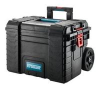 Boîte à outils vide Erbauer 56L avec manche télescopique