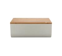 Alessi Boîte à pain Mattina 34 cm Gris chaud-bambou