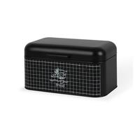 Boîte à pain avec couvercle Maestro MR-1774-S 30x20x15,7 cm Acier Noir