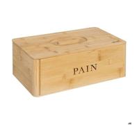 Boîte à Pain en Bambou "Inscription" 33cm Naturel