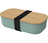Boîte à pain"Beech" avec couvercle en bambou - Lunchbox To Go pour enfants et adultes - idéal pour l'école et le bureau - menthe/naturel