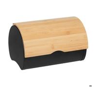 Boîte à pain ""BlackBamboo"" en métal et bambou noir - 5 five simply smart