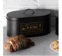 Cook Concept Boîte à pain BT6671 Noir mat métal