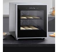 Boîte à pain de grande capacité, boîte de fermentation en acier inoxydable avec lumière LED, contrôle précis de la température 20-50 °C et contrôle de l'humidité 60-90 %, idéal pour la cuisson du