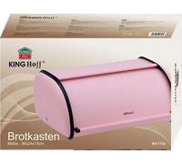 Boîte à pain - Kinghoff - KH 1756 - Métal - Acier - Rose