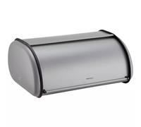 KING HOFF Boîte à pain spacieuse en métal pour pain et biscuits - Longue conservation et fraîcheur - 44 x 27 x 18,5 cm - Gris