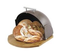 Boîte À Pain - Maestro - Mr-1678-Br - Couvercle Coulissant - Design Moderne - Marrón
