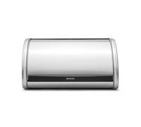 Boîte à pain couvercle coulissant en acier inoxydable Brabantia Platinum argent