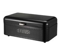 Boîte à pain - METLEX - MX-1612BL - Acier au carbone - Émail noir - Design contemporain
