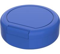 Boîte à pain "Mini-Box" - Boîte à goûter compacte avec fermeture à clic - boîte de conservation est Germany et sans BPA - bleu standard PP