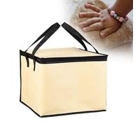 Boîte à pain portable avec fermeture éclair, idéale pour la préparation de la pâte, du yaourt, du natto et du savon fait main,