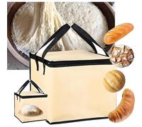 Boîte à pain professionnelle de 20 à 50 L | Chambre de fermentation à 3 températures avec minuterie numérique et contrôle de l'humidité | Élévateur de pâte écoénergétique pour levain, yaourt, salir la