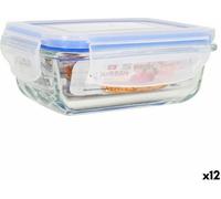 Boîte à pain rectangulaire hermétique quttin 180 ml 12,7 x 8,9 x 5 cm (12 pcs.)