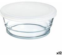 Boîte à pain ronde avec couvercle arcoroc so urban bicolour verre 1,1 l (12 pièces)