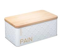Boîte à Pain "Scandi" 31cm Blanc