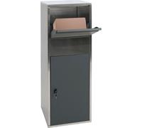 Boîte aux lettres Mendler Boîte à colis HWC-G80, Boîte à colis taille XL Acier galvanisé anthracite