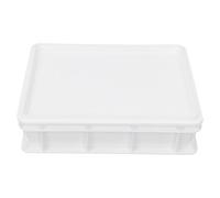 Boîte à Pâte à Pizza Blanc Empilable, avec Couvercle Plastique Commercial