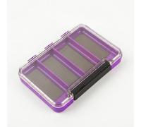 Boîte à Pêche Étanche Magnétique, Violet 4 compartiments