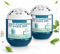 Boîte à perles magiques pour enlever les odeurs et la poussière, dépoussiérant multifonction | Pas d'électricité nécessaire | Formule à base de plantes | Pour la maison, la chambre, la salle de bain