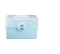 Boîte à Pharmacie D’urgence Grosse Capacité en Plastique pour Maison
