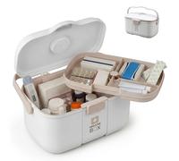 Relaxdays Boîte à médicaments en plastique