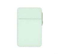 Boîte à photos compacte en cuir synthétique de 7,6 cm compatible avec 12 photos de 7, 3,4, 10,5 cm pour organiser et partager des souvenirs (vert)