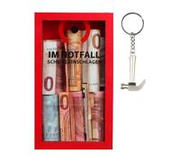 Boîte à pièces de monnaie, Juguete Creativo Exterior Rojo, Lata De Ahorro para Adultos para Niños, Desafío A Los Bancos para La Decoración Del Hogar - Clear Coin Bank, Banco De Efectivo Transparent