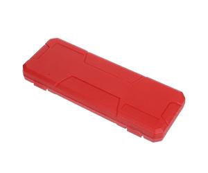 Boîte à Pied à Coulisse Numérique Rouge en Plastique, Coffret Portable | Rangement Pratique, Design Simple et Léger, Format 0-200mm pour Atelier Mécanique