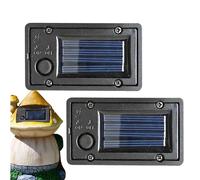 Boîte à piles pour éclairage solaire - Module de batterie 2 pièces, mémoire de remplacement automatique Solution universelle pour charger l'énergie d'éclairage, de jardin, terrasse, jardin