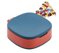 Boîte À Pilules À 4 Compartiments | Boîte À Pilules De Grande Capacité | Distributeur Portable Pour Les Voyages | Petite Pour Sac À Main De Poche | Organisateur De Médicamen