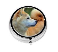 Boîte à pilules Akita Inu Bokeh Pets Dogs Akita InuMeta, boîte à médicaments à 3 compartiments, organiseur portable