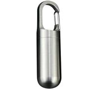 Boîte à pilules de voyage - Porte-clés portable pour le camping et la randonnée | Serrure à boucle sécurisée, design léger, médecin organisant pour les voyages quotidiens ou les urgences
