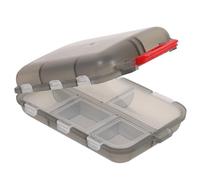 Boîte à Pilules Double Couche de Voyage 10 Compartiments en PP | Format de Poche, Couvercles Séparés, Usage Pêche et Paquet de Sport, pour Suppléments et Petits Bijoux