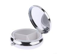 Boîte à pilules en plastique avec géométrie propre pour le tri des pilules et le rangement de bijoux en option dans des environnements à espace limité (B)