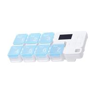 Boîte À Pilules Fonctionnant sur Piles avec Cases Multiples | Boîte Pilulier Pour 7 Jours Pour Suppléments, Bureau À Domicile, École, , Camping, Hommes, Femmes Et