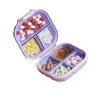 Boîte à pilules hebdomadaire avec 7 compartiments hermétiques - Idéal pour la gestion des médicaments - Conteneur de pilules de voyage