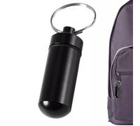 Boîte à pilules - Médecine en Médecine en Médecine en Plein Air Mini Porte-clés en d'Aluminium Étanche Boîte à Pilules Scellée Contenant à Pilules Portable Suspendu Verre Médicament pour