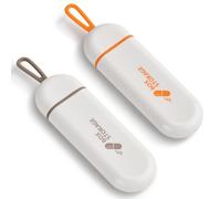 Boîte à pilules - Petite boîte à pilules pour les déplacements - Pour vitamines, médicaments, pilules, compléments alimentaires - Bonne étanchéité - Conservation des propriétés médicinales