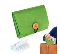 Boîte À Pilules | Pochette de Voyage Quotidienne | Boîte de Rangement 7 Jours pour Comprimés | Pour Hommes, Femmes, Maison, École, Camping, Sports De Plein Air Et Vacances