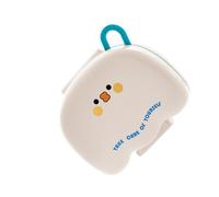 Boîte à pilules portable en PET de qualité alimentaire avec compartiments divisés, étanche et transparente pour voyage et utilisation à la maison