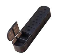 Boîte à pilules portable en polypropylène de qualité alimentaire avec 14 compartiments pour un accès facile aux médicaments et un rangement sûr