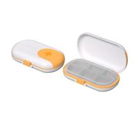 Boîte À Pilules Portable - Mini Distributeur De Pilules Créatif, Conteneur De Stockage De Voyage | Organisateur De Médicaments Compact, Petit Support Pour Comprimés, Étui À Verrouillage Sécurisé Pour