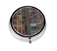 Boîte à pilules ronde avec 3 compartiments - Petit pilulier portable pour le voyage